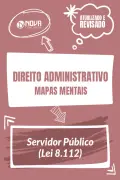 Produto Mapas Mentais Direito Administrativo - Servidor Público (PDF) - Nova Concursos