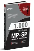 Produto Livro 1.000 Questões Gabaritadas MP-SP - Oficial de Promotoria - Nova Concursos