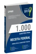 Produto Livro 1000 Questões Gabaritadas para RF - Analista e Auditor Fiscal - Nova Concursos