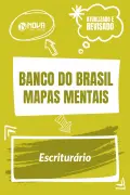 Produto Mapas Mentais Língua Portuguesa para Banco do Brasil - Escriturário (PDF) - Nova Concursos