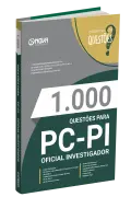 Produto Livro 1.000 Questões Gabaritadas para o PC-PI - Oficial Investigador - Nova Concursos
