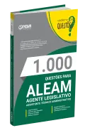 Produto Livro 1.000 Questões Gabaritadas para o ALEAM - Agente Legislativo - Assistente Técnico Administrativo - Nova Concursos