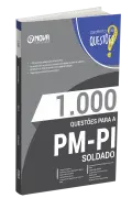 Produto Livro 1000 Questões Gabaritadas para PM-PI - Soldado - Nova Concursos