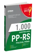 Produto Livro 1000 Questões Gabaritadas para PP-RS - Policial Penal - Nova Concursos