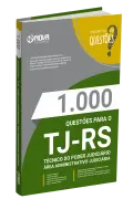 Produto Livro 1.000 Questões Gabaritadas para o TJ-RS - Técnico do Poder Judiciário - Área Administrativo-Judiciária - Nova Concursos