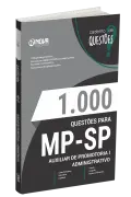 Produto Livro 1000 Questões Gabaritadas para MP-SP - Auxiliar de Promotoria I - Nova Concursos