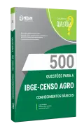Produto Livro 500 Questões Gabaritadas para IBGE Temporário - Conhecimentos Básicos - Nova Concursos