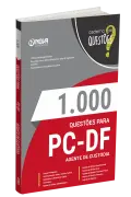 Produto Livro 1000 Questões Gabaritadas para PC DF - Agente de Custódia - Nova Concursos