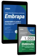 Produto Combo EMBRAPA Assistente Classe C – Área: Laboratório e Campos Experienciais – Subárea: Manejo Animal - Nova Concursos