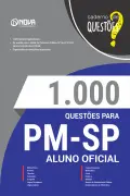 Produto Livro 1000 Questões Gabaritadas para PM-SP - Aluno-Oficial - Nova Concursos