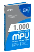 Produto Livro 1.000 Questões Gabaritadas para o MPU - Técnico - Administração - Nova Concursos