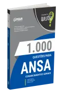 Produto Livro 1000 Questões Gabaritadas para ANSA - Conhecimentos Gerais - Nova Concursos
