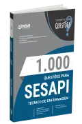 Produto Livro 1000 Questões Gabaritadas para Secretaria de Estado da Saúde do Piauí - Técnico em Enfermagem - Nova Concursos