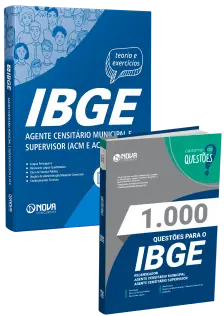 Combo IBGE - Agente Censitário Municipal (ACM) e Agente Censitário Supervisor (ACS)