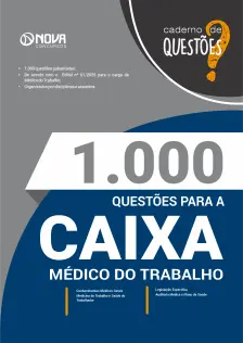 Livro 1000 Questões Gabaritadas para CAIXA - Médico do Trabalho
