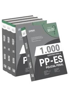 Livro 1.000 Questões Gabaritadas para o PP-ES - Policia Penal