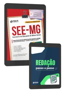 Combo Digital SEE-MG - Professor de Educação Básica - PEB - Comum a Todos os Cargos (Apostila + Redação)