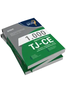 Livro 1000 Questões Gabaritadas para TJ-CE  - Técnico Judiciário - Área Judiciária e Administrativa