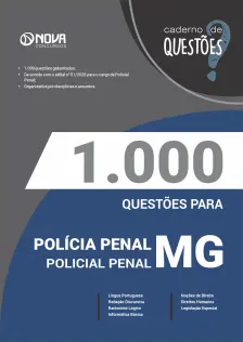 Livro 1.000 Questões Gabaritadas para a Polícia Penal MG - Policial Penal