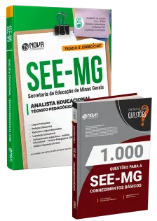 Combo Impresso SEE-MG - Analista Educacional - Técnicas Pedagógicas - ANE