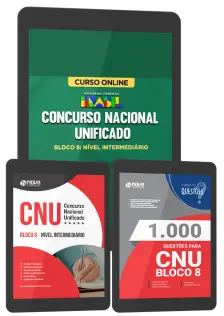 Combo Digital Preparação Completa CNU - Bloco 8 - Nível Intermediário