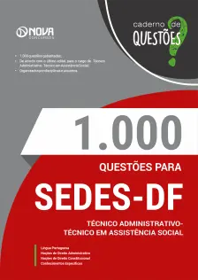 Livro 1000 Questões Gabaritadas para SEDES - Técnico em Assistência Social