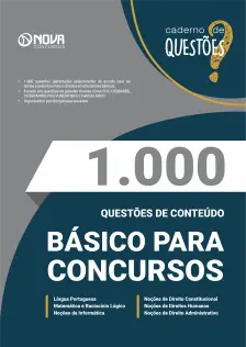 Livro 1.000 Questões Gabaritadas de Conteúdos Básicos para Concursos
