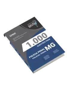 Livro 1.000 Questões Gabaritadas para a Polícia Penal MG - Policial Penal