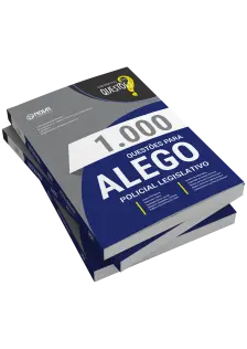 Livro 1000 Questões Gabaritadas para ALEGO - Policial Legislativo