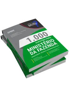 Livro 1000 Questões Gabaritadas para Ministério da Fazenda - Assistente Técnico Administrativo (ATA)