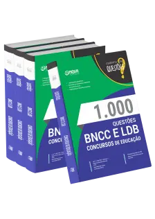 Livro 1.000 Questões Gabaritadas - BNCC e LDB - Legislação Educacional