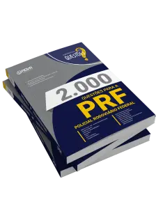 Livro 2000 Questões Gabaritadas para PRF - Policial Rodoviário Federal