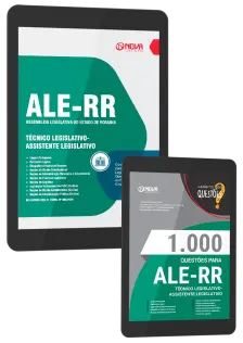 Combo ALE-RR 2026 - Técnico Legislativo - Assistente Legislativo