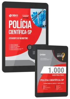 Combo Polícia Científica SP 2026 - Atendente de Necrotério