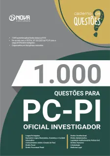 Livro 1.000 Questões Gabaritadas para o PC-PI - Oficial Investigador