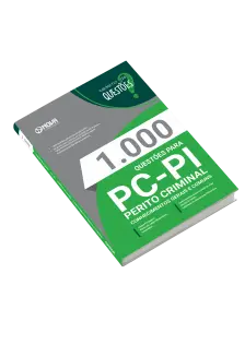 Livro 1.000 Questões Gabaritadas para o PC PI - Perito Criminal