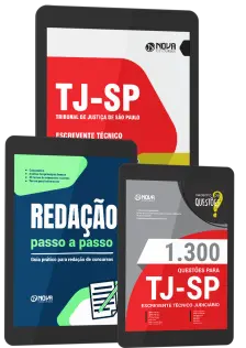 Combo TJ-SP 2026 - Escrevente Técnico Judiciário (3 em 1)