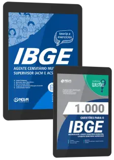 Combo IBGE - Agente Censitário Municipal (ACM) e Agente Censitário Supervisor (ACS)