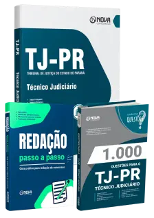 Combo TJ PR - Técnico Judiciário - 3 em 1 (Pós-Edital)