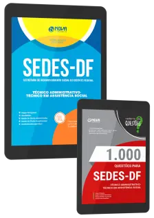 Combo SEDES-DF 2026 - Técnico Administrativo - Técnico em Assistência Social