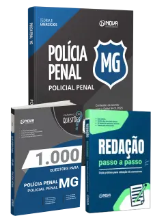 Combo Polícia Penal MG 2025 - Policial Penal - 3 em 1 (pós-edital) - imp