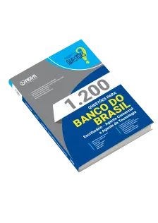 Livro 1.200 Questões Gabaritadas para o Banco do Brasil 2026 - Escriturário - Agente Comercial e Agente de Tecnologia