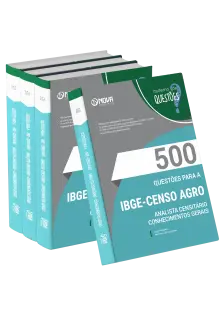 Livro 1000 Questões Gabaritadas para IBGE Temporário - Analista Censitário - Conhecimentos Gerais