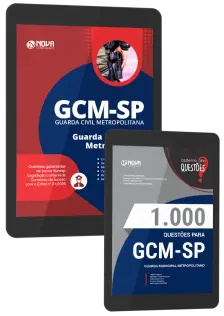 Combo GCM-São Paulo 2026 - Guarda Civil Metropolitano - 3ª Classe