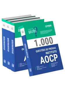 Livro 1.000 Questões Gabaritadas do Instituto AOCP