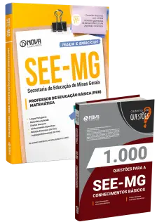 Combo SEE-MG - Professor de Educação Básica (PEB) - Matemática