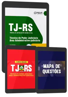 Combo 3 em 1 - TJ-RS - Técnico do Poder Judiciário - Área Administrativo-Judiciária