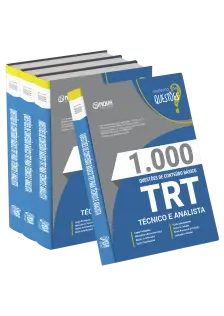 Livro 1.000 Questões Gabaritadas de Conteúdo Básico - TRT - Técnico e Analista