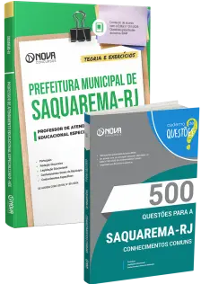 Combo Prefeitura de Saquarema-RJ 2026 - Professor de Atendimento Educacional Especializado - AEE