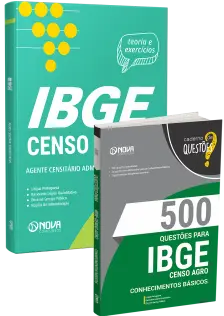 Combo IBGE Temporário 2026 - Censo Agro - Agente Censitário Administrativo